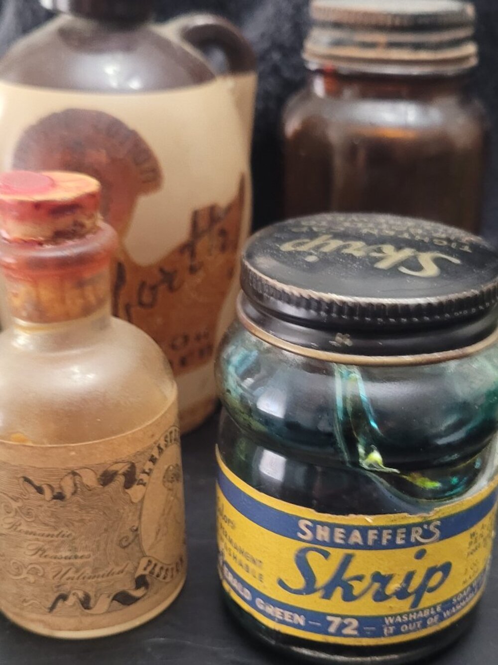 22 Assorted Vintage Bottles - Some with original contents